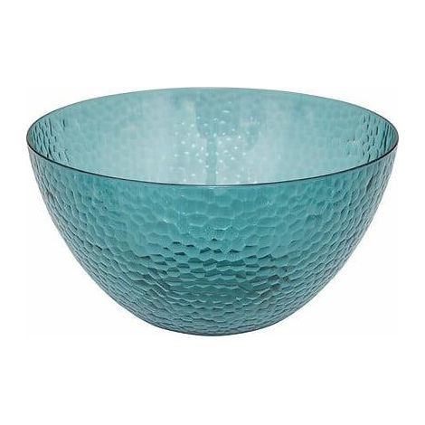 Estiva 25,5 cm blaue Kunststoff-Polystyrolschüssel (1/2)