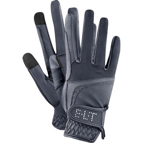 Gants d'équitation ELT Noelle Bleu Profond S (1/2)