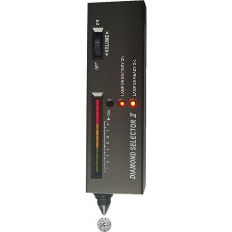 stylo Lectronique Portable Pour Tester La Duret Des Diamants, Des Rubis, Des Cristaux, De L'onyx, Du Jade Et Des Pierres Prcieuses. (1/5)