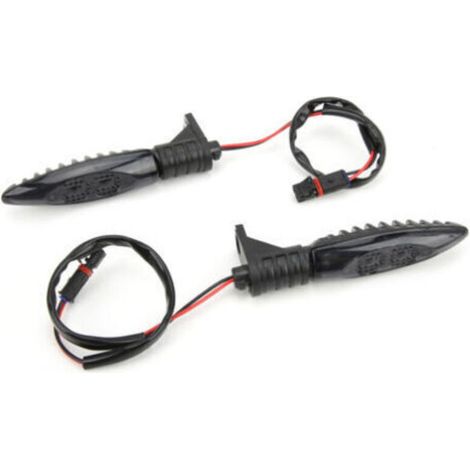 Paire de clignotants avant LED de remplacement 12V pour S1000RR R1200GS F800GS, lentille noire (1/4)