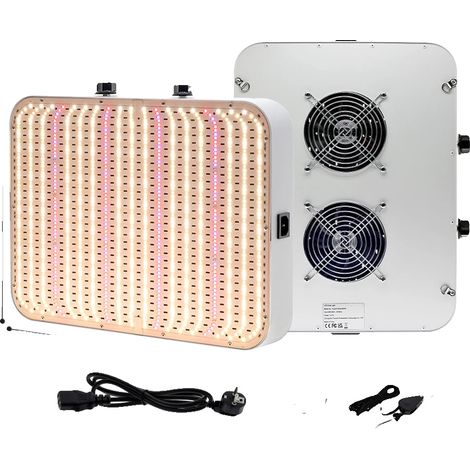Lumière de croissance, spectre complet, luminosité réglable, 200W (1/2)