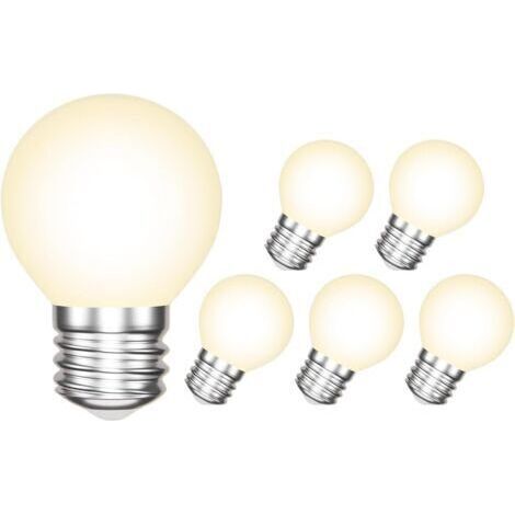 Ampoule LED E27, 5W 540Lm Blanc Chaud 3000K, Ampoules E27 LED à Filament à Vis, Equivalent à une, Angle d'éclairage 360°, Non Dimmable, Lot de 6 (1/5)