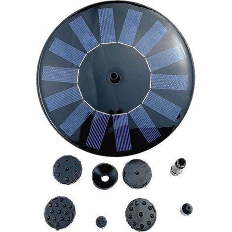 Pompe à eau solaire submersible rapide pour fontaine, bassin, jardin et abreuvoir à oiseaux
