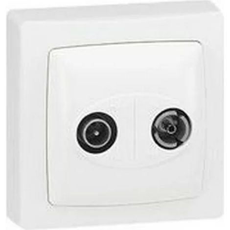 Legrand 86045 - Komplette Aufputz-TV-FM-Buchse - Otéo