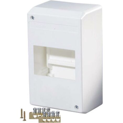 Armoire de distribution montage apparent (en saillie) F-Tronic KV04K 7260013 Nombre de divisions = 4 (1/3)