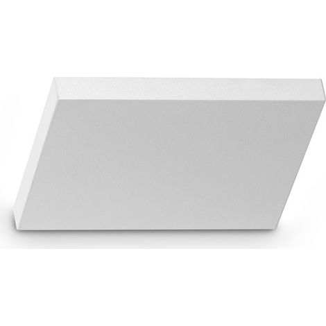 Ideal Lux Applique moderna Block 1 luce LED integrato bianco materie plastiche alluminio
