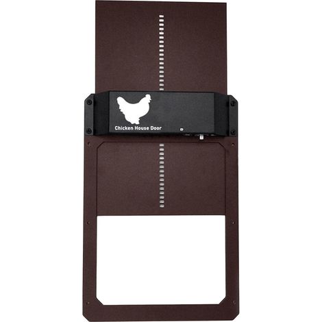 Abridor automático de puerta de gallinero con sensor de luz  Artículos para mascotas  Artículos avícolas para el jardín