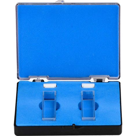 Küvette, Spektrometer, optische Weglänge 10 mm, Höhe 45 mm, 2er-Packung (1/5)