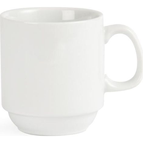 Mugs empilables blancs 284ml (Lot de 12) - Ref CB461 - Olympia (1/5)