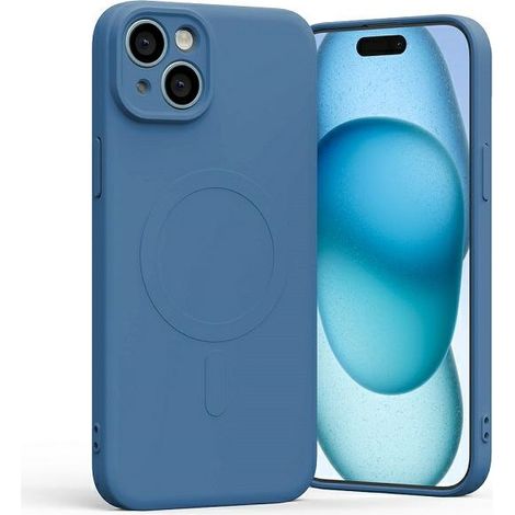 Funda MagSafe Mercury para iPhone 15 Plus, color azul
