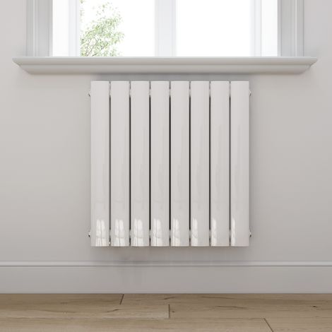 ELEGANT Paneelheizkörper Horizontal Heizkörper Weiß Horizontal 630x619x61mm 774W Doppellagig