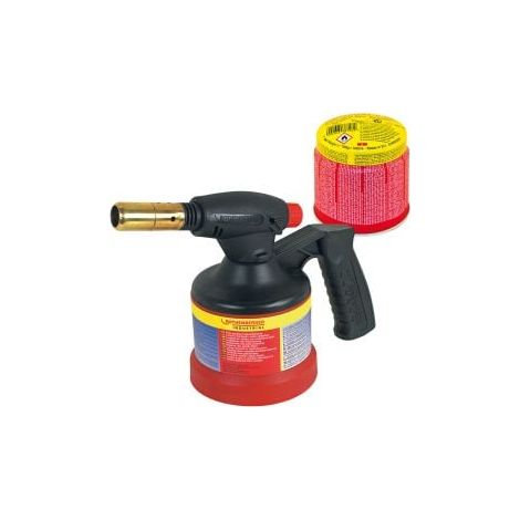 ROTHENBERGER Industrial  RoFlame Premium  saldatore con  accensione piezoelettrica  1.800 °C,  incl. 1x  cartuccia C200  330 ml  con sistema  ILL -  1500004631