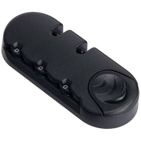 1 pièce noir 3 chiffres combinaison cadenas pour voyage bagages valise Code serrure fixe serrure antivol sac accessoires (1/4)