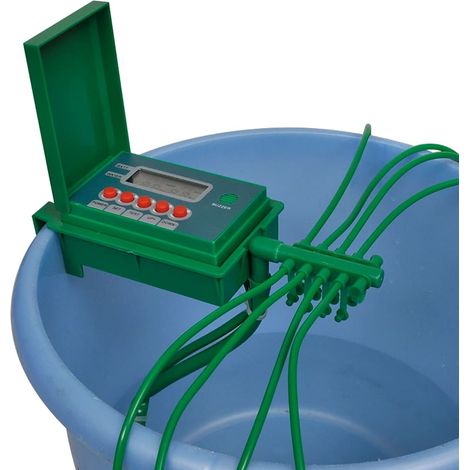 vidaXL Sistema de riego automático con aspersión y temporizador (1/5)