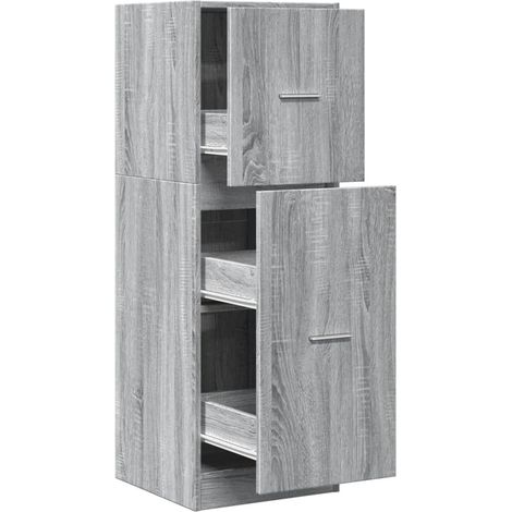 Maison Exclusive - Armadietto da Farmacia Grigio Sonoma 40x41x118 cm in Truciolato