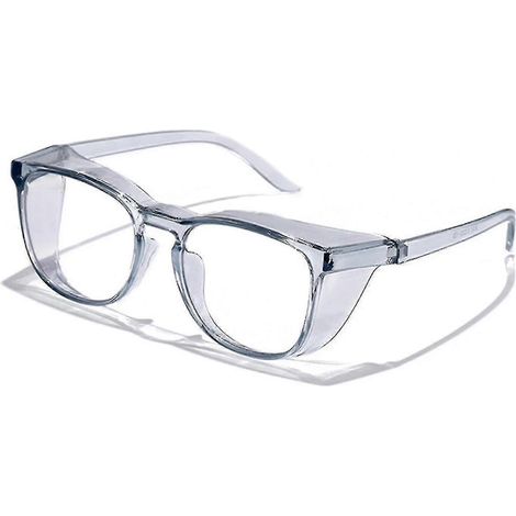 Lunettes de sécurité antibuée, lunettes anti-lumière bleue, lunettes de protection anti-pollen, grises, pour femmes et hommes (1/5)