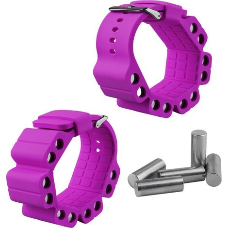 2 Pièces Poids de Poignet Ajustables pour Fitness, Course à Pied, Yoga et Gymnastique - Bracelets d'Entraînement (1/5)
