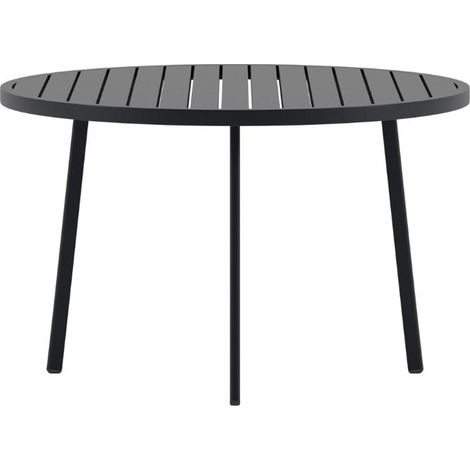 Giardini table de jardin Ø120cm noir. (1/2)