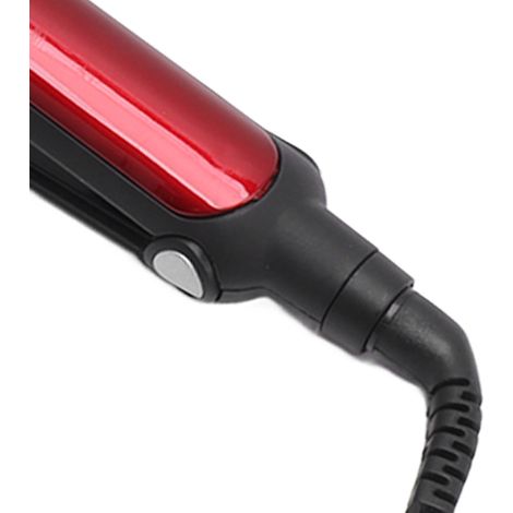 Lisseur et boucleur de cheveux céramique 2-en-1, fer à lisser crêpe 110-240V prise EU (1/5)