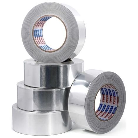 Rollen hitzebeständiges Aluminiumklebeband (bis 100 °C) 50 mm x 15 m – Vielseitige Lösung zum Reparieren, Isolieren und Schützen Ihrer Heimwerkerprojekte