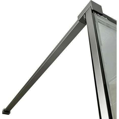 Barre de support pour porte douche sans cadre 0 à 1/2 po (1/5)
