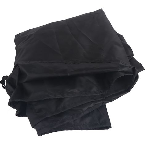 Housse de lit pliante noire portable, protection anti-poussière pour meubles, usage intérieur et extérieur, 85 x 33 x 107 cm (1/5)