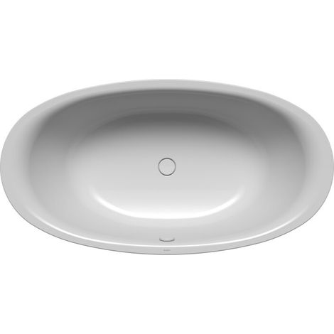 Baignoire ovale Ellipso Duo Manhattan effet perle 190x100cm (1/2)