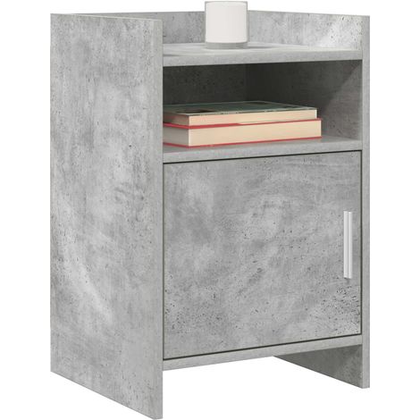 Maison Exclusive - Comodini Grigio Cemento 40 x 36 x 60 cm Legno ingegnerizzato (1/5)