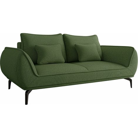 Sofá Lincoln 196, Aragon 39, 208x118x86cm, Tapiz, Patas: Metal