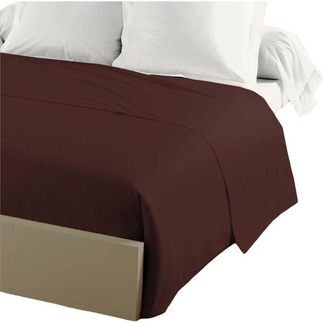 Lenzuolo Superiore Lovely Home Marrone 240 x 300 cm (1/3)