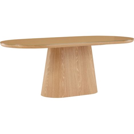 Table à Manger en Verre "Castor" 200cm Naturel (1/5)