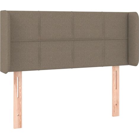 Maison Exclusive - Testiera ad Orecchio Tortora 93x16x78/88 cm in Tessuto (1/5)