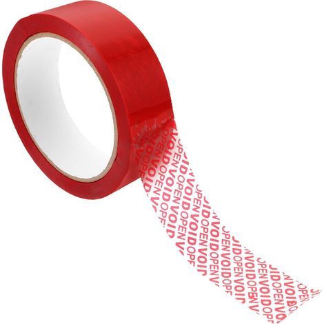 Ruban adhésif de sécurité inviolable pour sceller les colis, 1 rouleau en PET à puissant une (1/5)