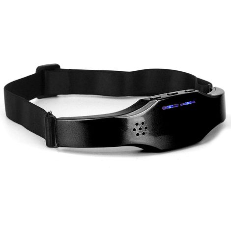 Casque de massage crânien sans fil, soulagement migraine et insomnie, thérapie de tête intelligente, appareil de relaxation noir (1/5)