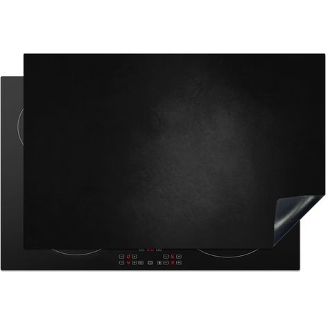 PROTECTION PLAQUE INDUCTION Béton - Noir - Gris - Texturé - Industriel Cuisine Accessoire 80x52 cm