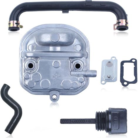 Cylinder Cover Seal Oil Dipstick Hose Reed Valve Kit for Honda GX35 35cc 4-Cycle Mini Engine Brushcutter Trimmer (1/5)
