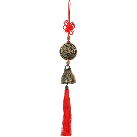 Kupfer Symbolisiert mit Windspiel Chinesischem Knoten Quaste