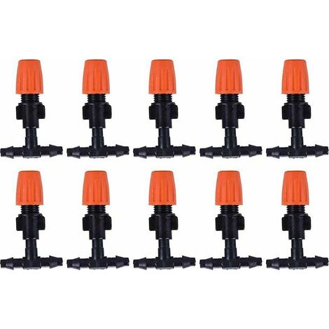 Set di 10 ugelli nebulizzatori Ulisem per irrigazione a goccia, ideali per innaffiare le piante con precisione. (1/5)