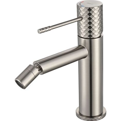 Miscelatore bidet Genova finitura nichel spazzolato [ IMEX® ]