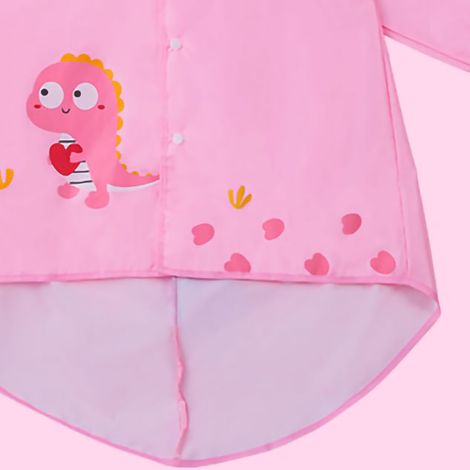 Imperméable pour enfant Little Deer Milly, style cape, idéal pour les garçons et les écoliers, rose, convient aux enfants mesurant entre 90 et 100 cm. (1/5)