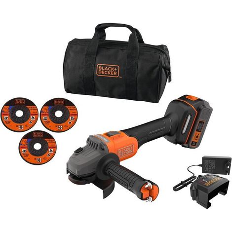 B+D SMERIGLIATRICE BCG6L8F1S-QW 18V+DISCHI BRUSHLESS