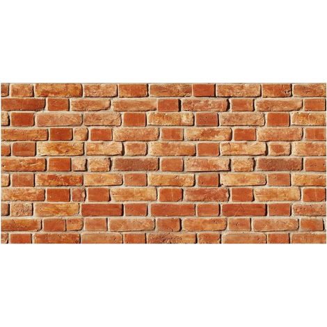 Panneau décoratif 50x100 cm design brique Pièces : 15 - Salon