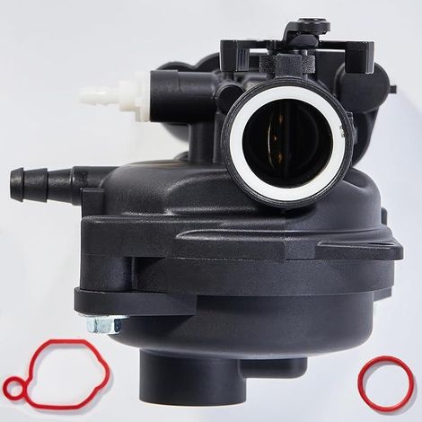 799583 Carburateur pour moteur de tondeuse Briggs & Stratton 125cc 140cc 500E 300E 450E 550EX 500 09P602 08P502 Remplace 593261 591979 591160 590556 790556 790556 79 99583 (1/4)