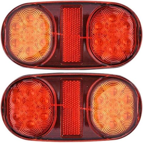Feux arrière de remorque à LED 12 V, 2 feux arrière de remorque à LED étanches (1/4)