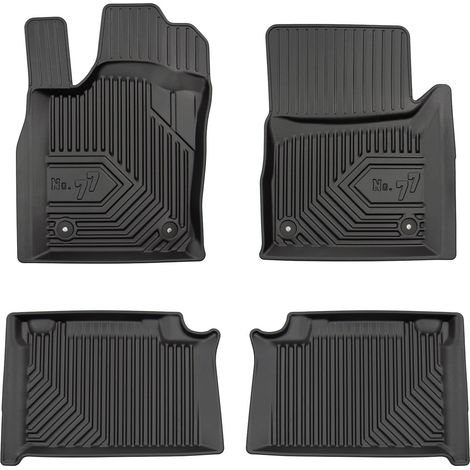 Tapis de Sol de Voiture pour Jeep Grand Cherokee IV 2016-2021 FL TPE Noir 4Pcs (1/5)