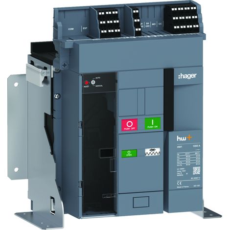 Disjoncteur Ouvert HW1 66kA 1000A 3P Fixe pour TU sentinel Energy - HAGER HW1E310FE