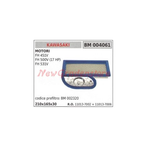 Filtro aria KAWASAKI motore FH 541V 500V (17 HP) 531V 004061