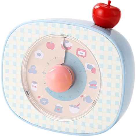 Minuteur visuel pour enfants 60 minutes bureau cuisine bleu pomodoro pour équipement et aménagement (1/5)