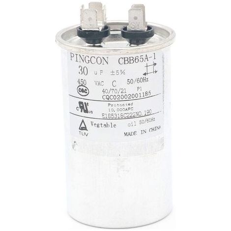 30uF CBB65 Moteur à condensateur fonctionnant pour climatiseur 450VAC SH 40/70/21 50 / 60Hz (1/5)