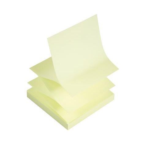 Haftnotiz Z-Notes 75 x 75 mm (B x H) gelb 100 Bl. (1/4)